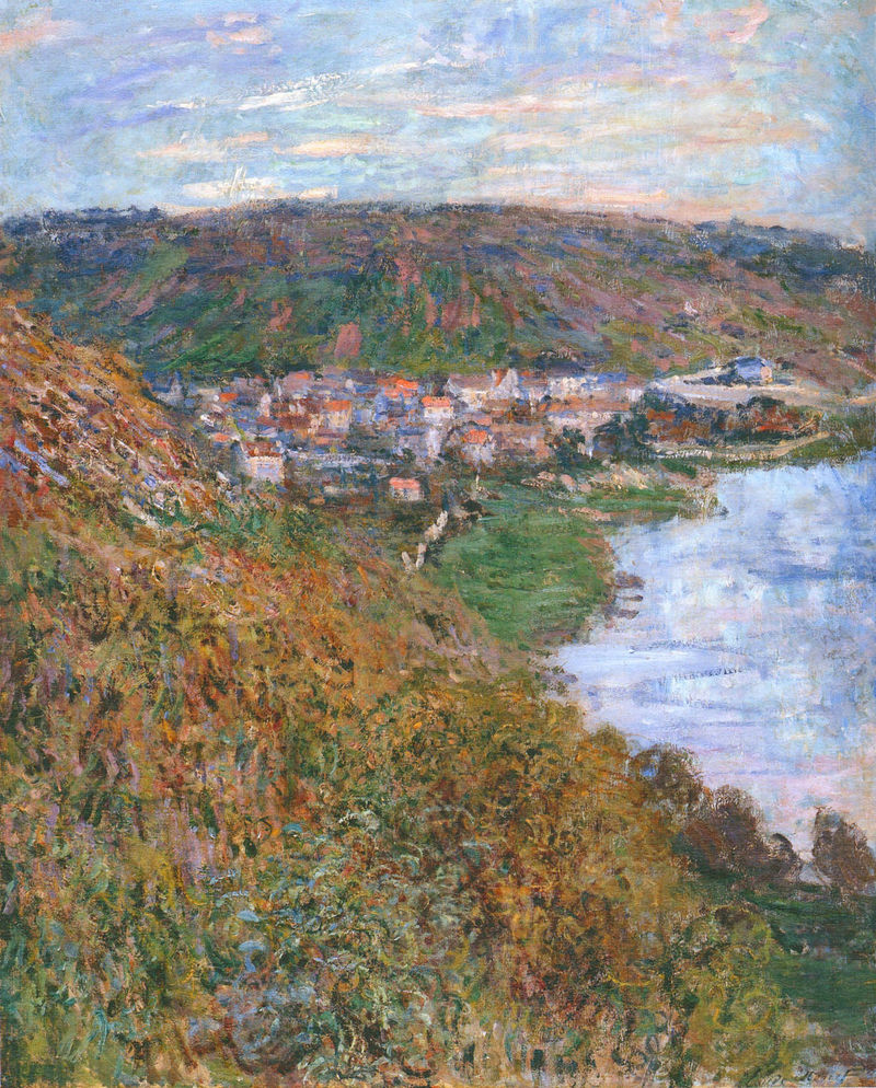 Cloude Monet Paintings View over Vetheuil 1880