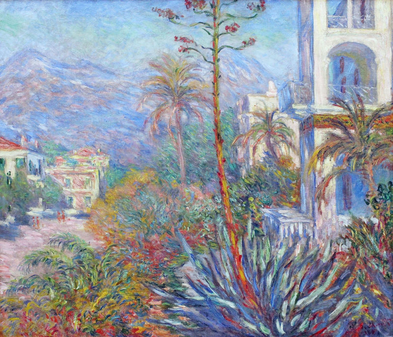Cloude Monet Paintings Villas at Bordighera 1884