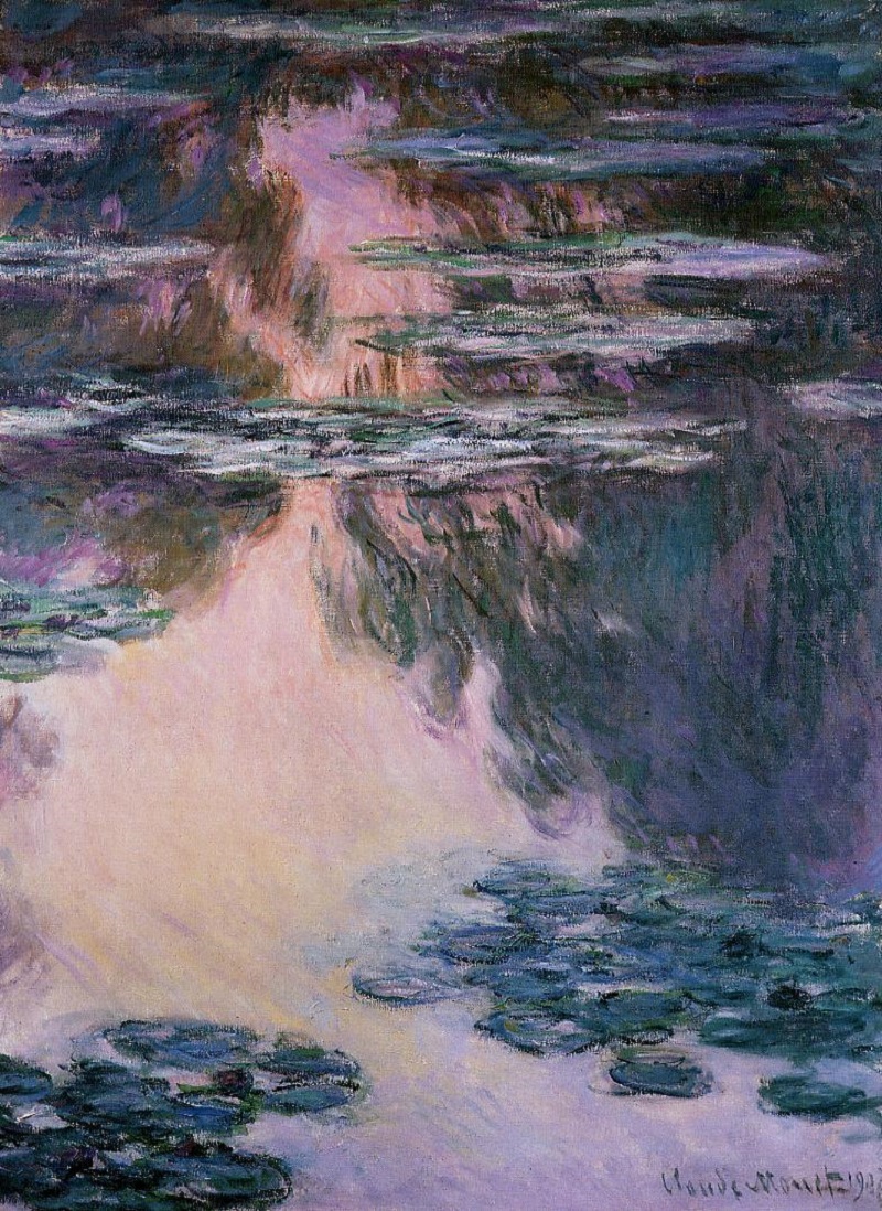 Cloude Monet Oil Paintings Water Lilies 10 1907