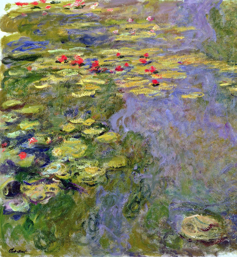 Cloude Monet Oil Painting Water Lilies 12 1919