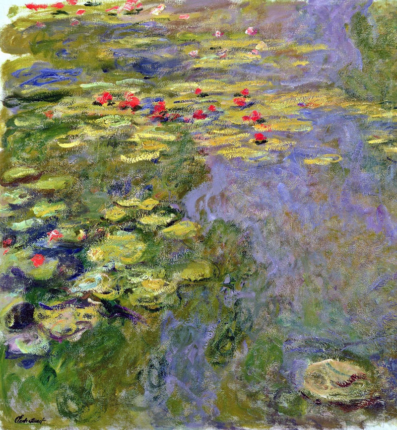 Cloude Monet Oil Painting Water Lilies 12 1919