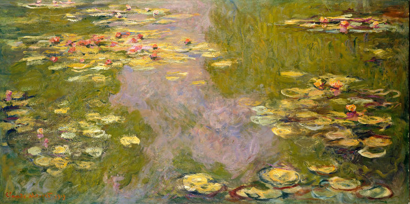 Cloude Monet Classical Oil Paintings Water Lilies 15 1919