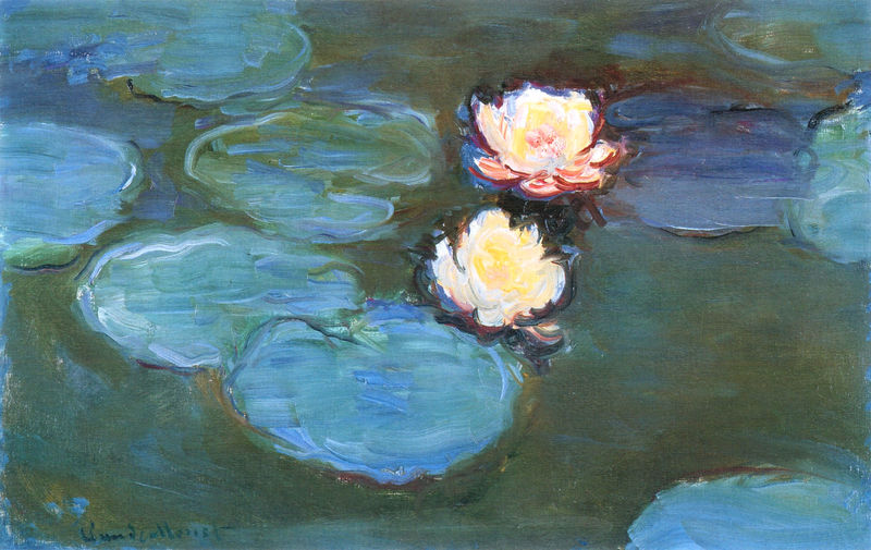 Cloude Monet Oil Paintings Water Lilies 1899