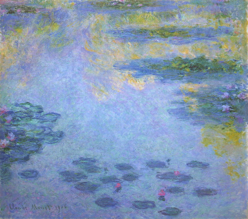 Cloude Monet Oil Painting Water Lilies 1906
