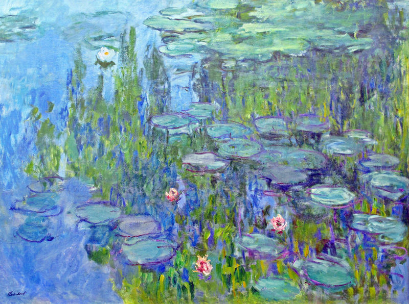 Cloude Monet Oil Paintings Water Lilies 1915-1926