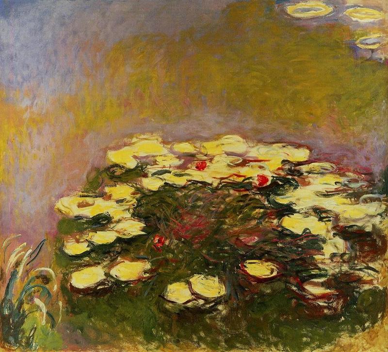 Cloude Monet Oil Painting Water Lilies 1917