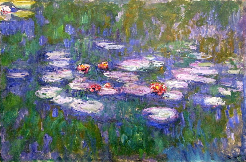Cloude Monet Oil Paintings Water Lilies 2 1919