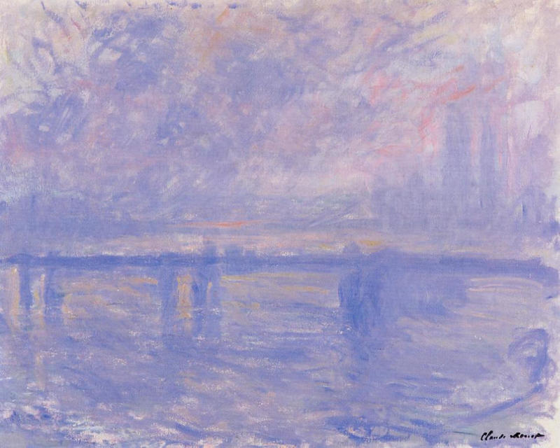 Cloude Monet Oil Painting Charing Cross Bridge 1901