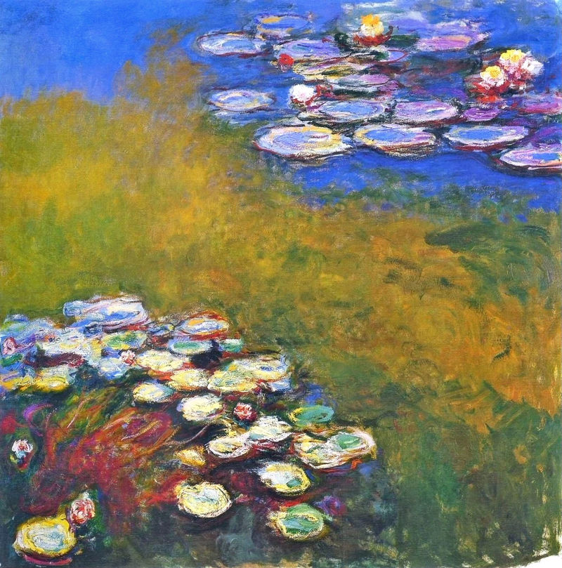 Cloude Monet Classical Oil Paintings Water Lilies 3 1917