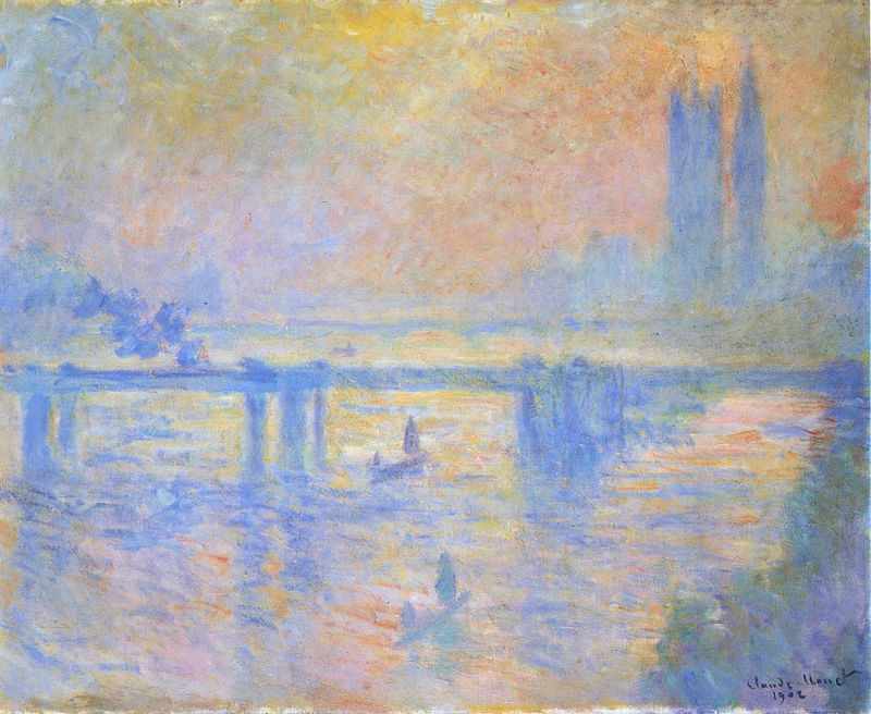 Cloude Monet Oil Painting Charing Cross Bridge 1902