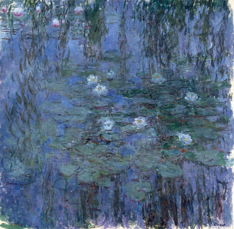 Cloude Monet Classical Oil Paintings Water Lilies 5 1919