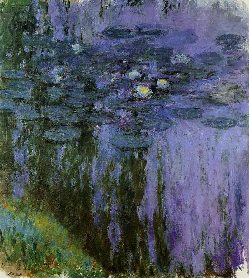 Cloude Monet Oil Painting Water Lilies 6 1919