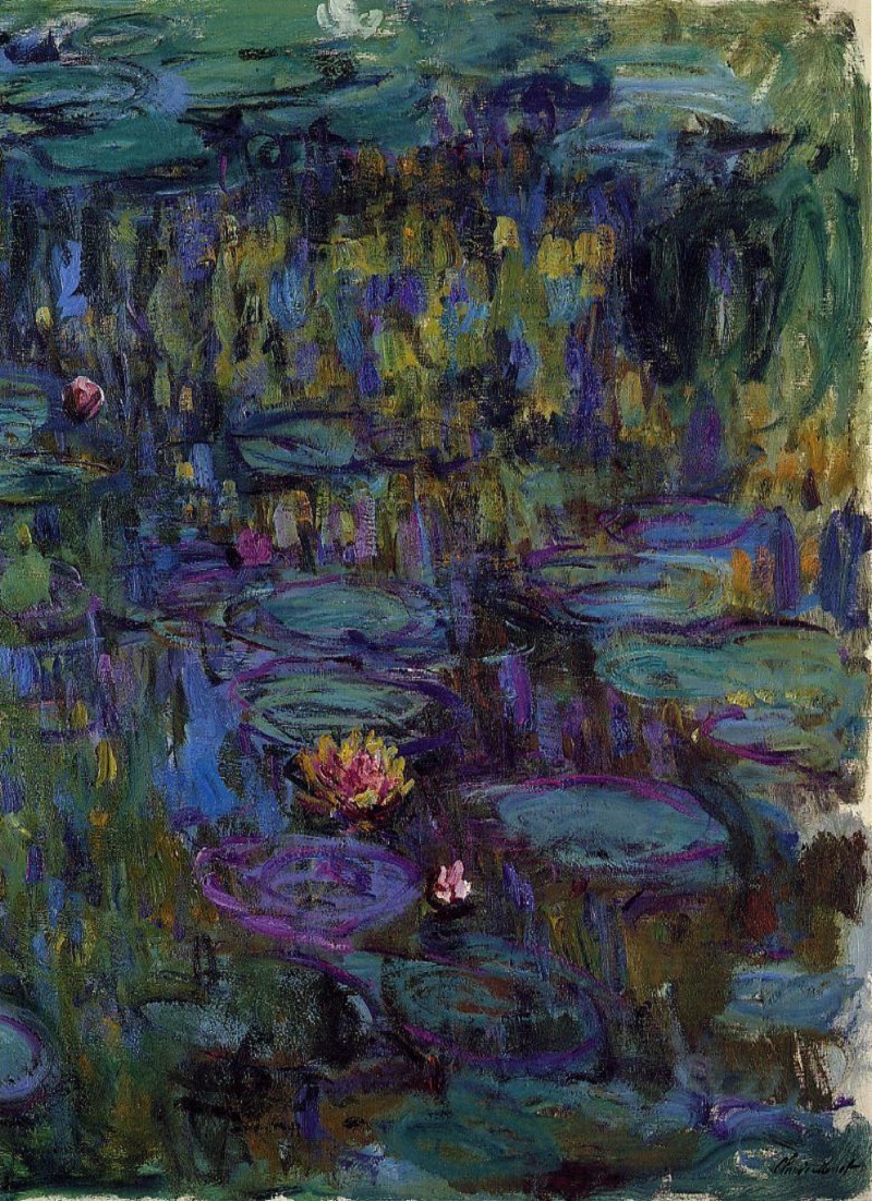 Cloude Monet Oil Paintings Water Lilies 7 1917