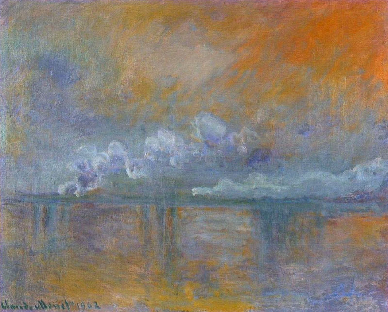 Cloude Monet Oil Painting Charing Cross Bridge 2 1902