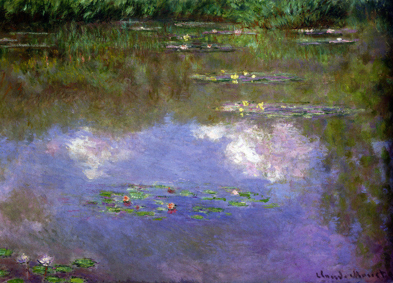 Cloude Monet Oil Paintings Water Lilies, The Clouds 1903