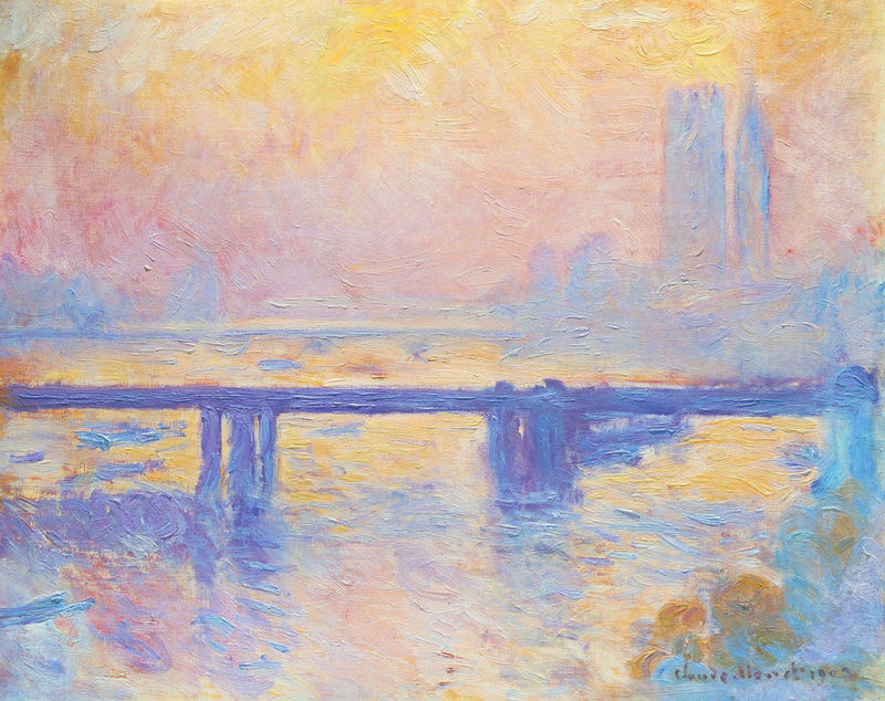 Cloude Monet Paintings Charing Cross Bridge 3 1903