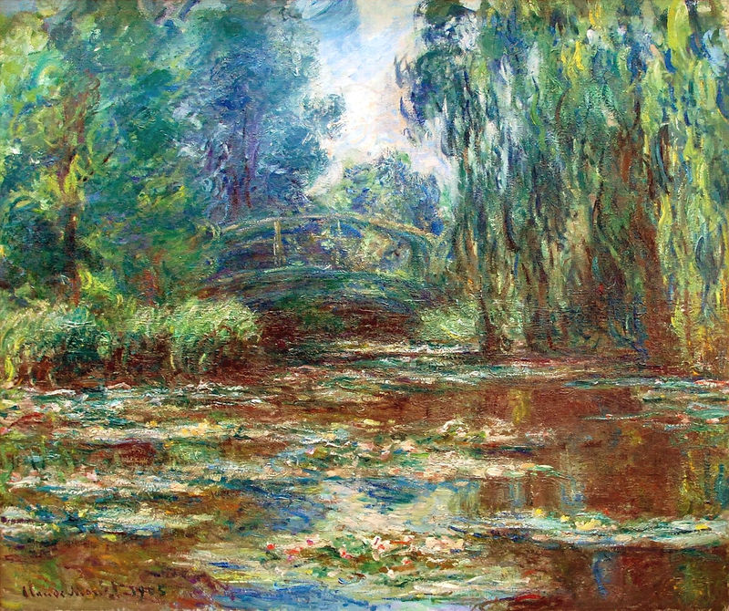 Cloude Monet Paintings Water Lily Pond and Bridge 1905