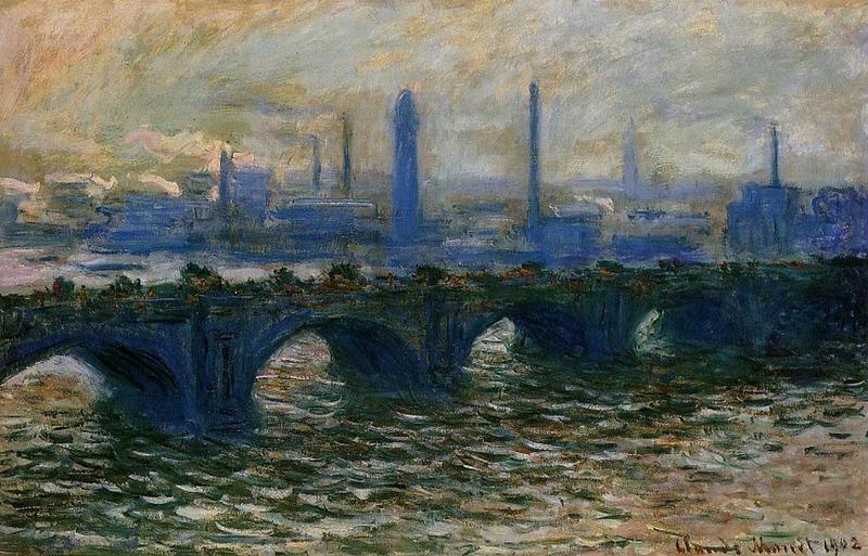 Cloude Monet Oil Paintings Waterloo Bridge 1902