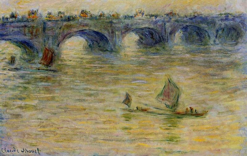 Cloude Monet Oil Paintings Waterloo Bridge 2 1901