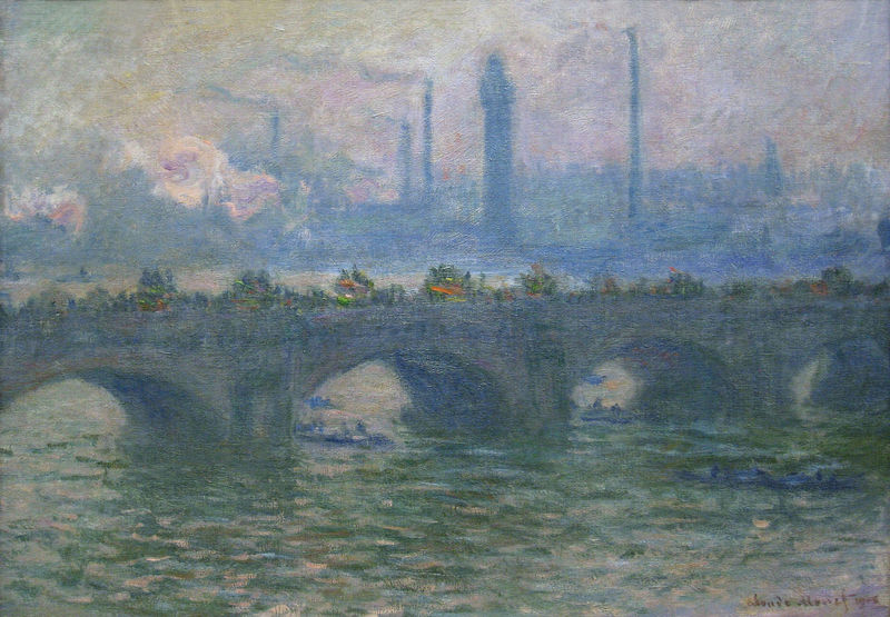 Cloude Monet Oil Paintings Waterloo Bridge 3 1901
