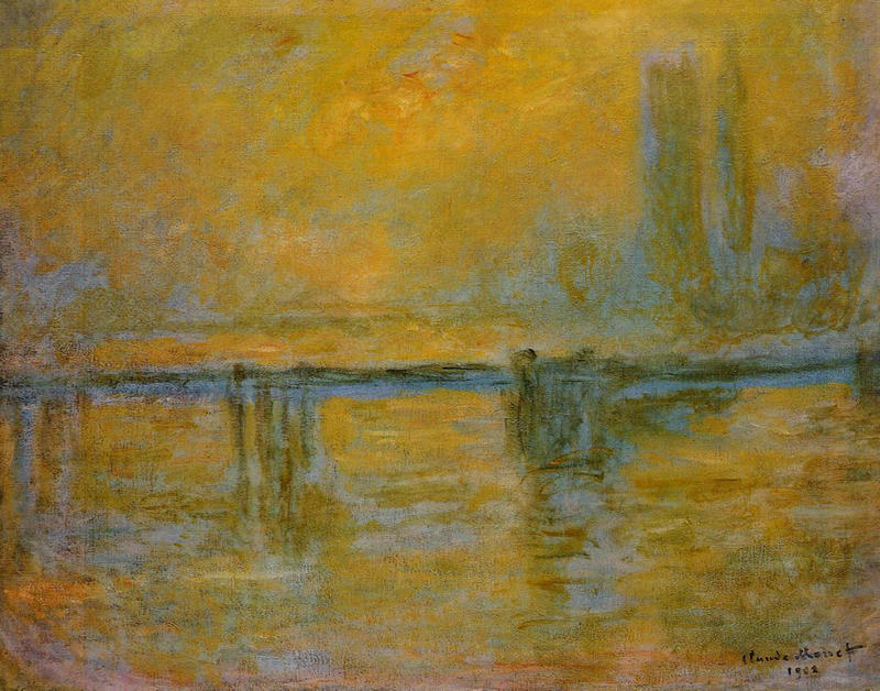 Cloude Monet Paintings Charing Cross Bridge 4 1901