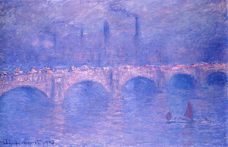 Monet Oil Paintings Waterloo Bridge, Hazy Sunshine 1903