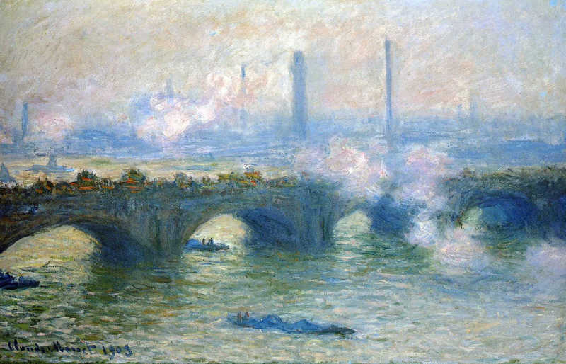 Monet Oil Paintings Waterloo Bridge, London 1903