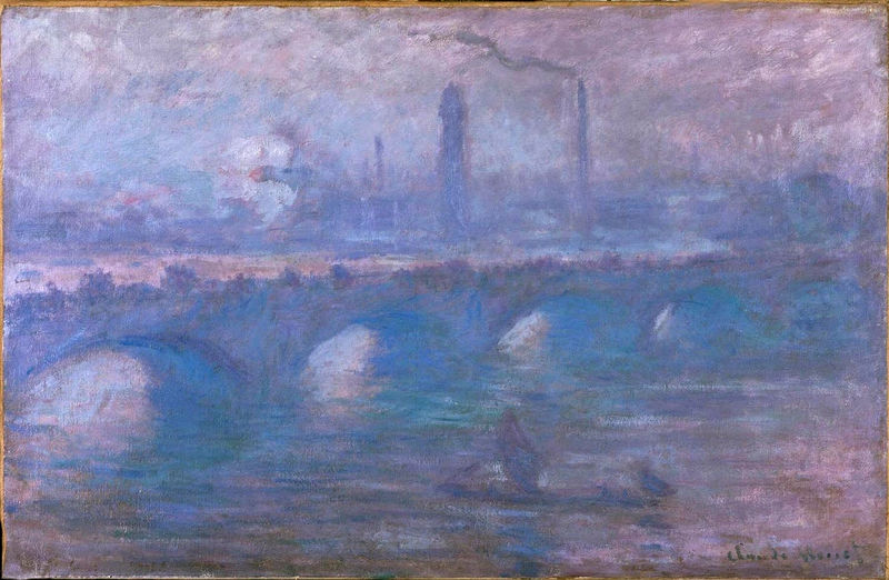 Waterloo Bridge, Misty Morning 1901
