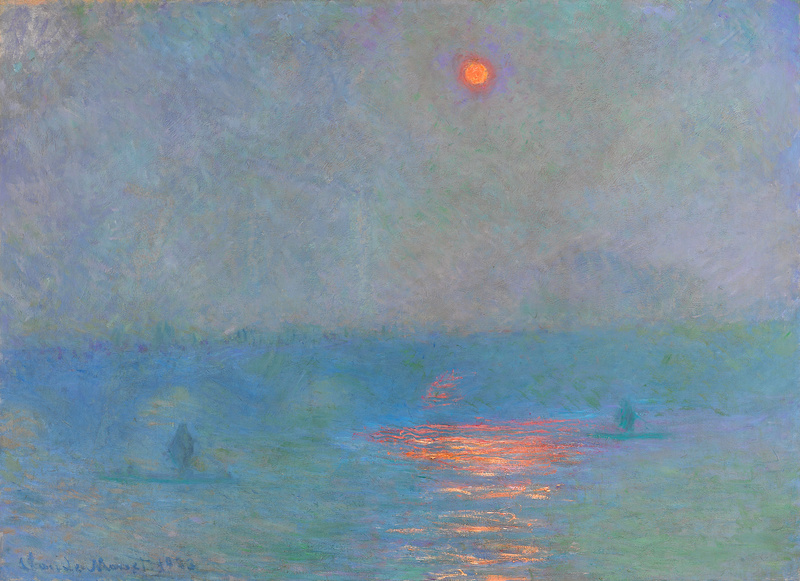 Monet Oil Paintings Waterloo Bridge, Sunlight in the Fog 1903