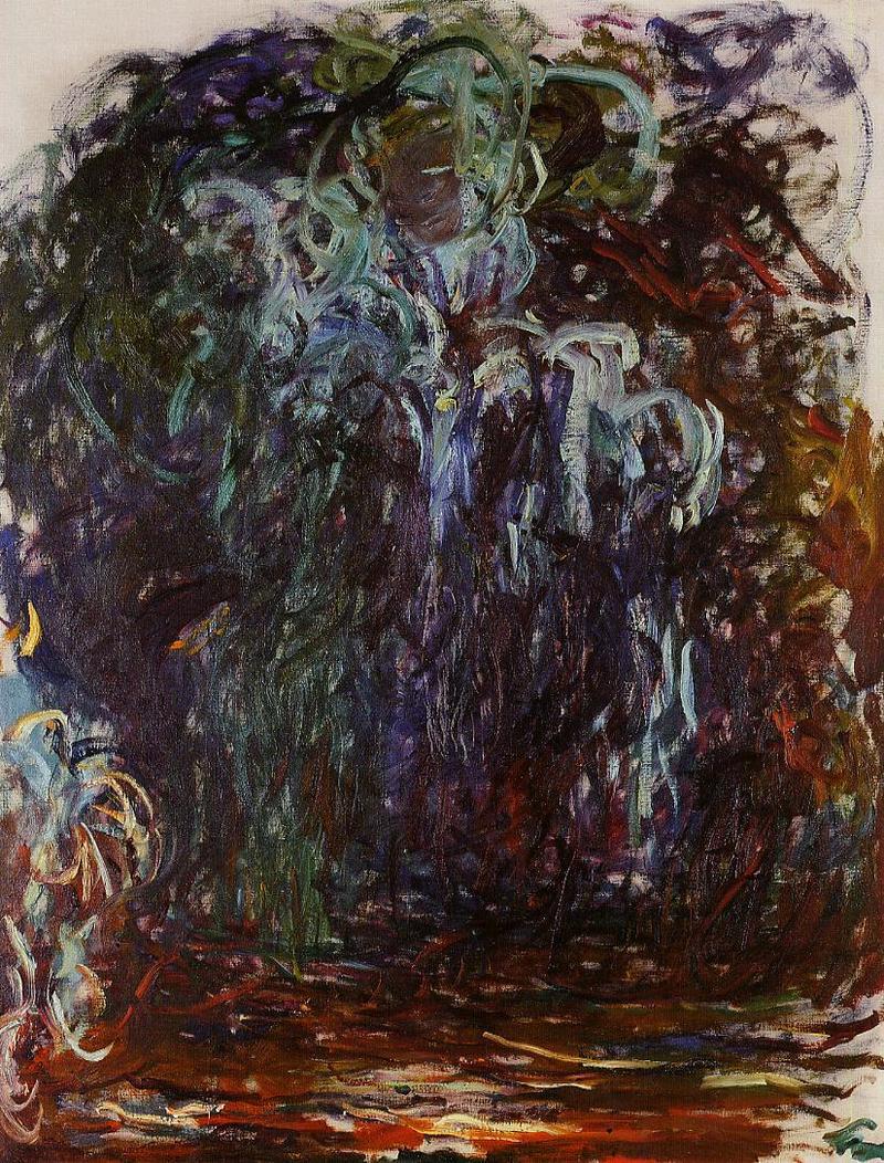 Cloude Monet Oil Paintings Weeping Willow 1922