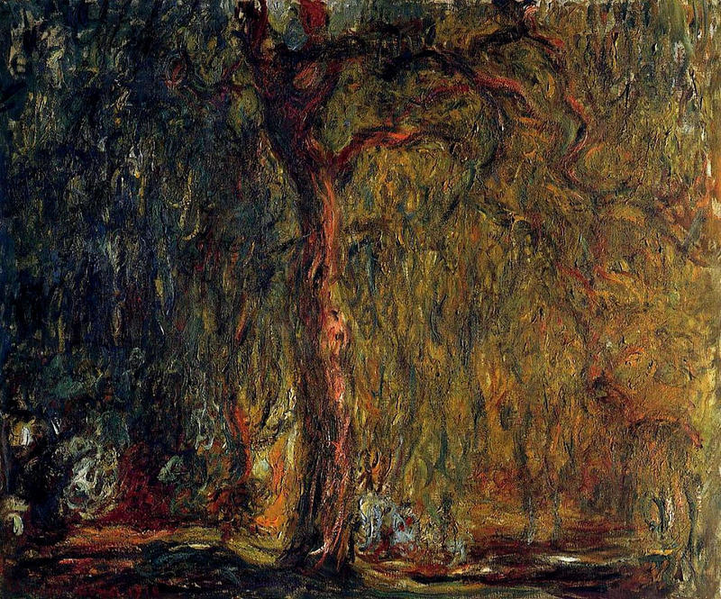 Cloude Monet Paintings Weeping Willow 7 1919