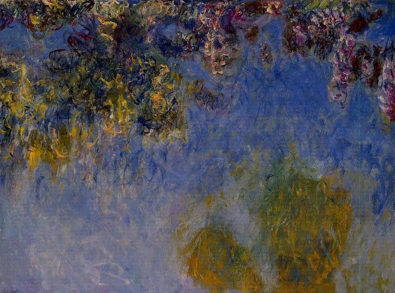 Cloude Monet Oil Paintings Wisteria 1920