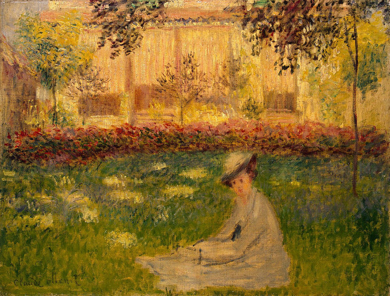 Cloude Monet Oil Paintings Woman in a Garden 1876