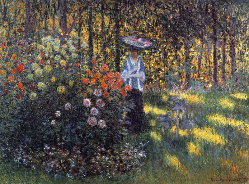 Woman with a Parasol in the Garden in Argenteuil 1875