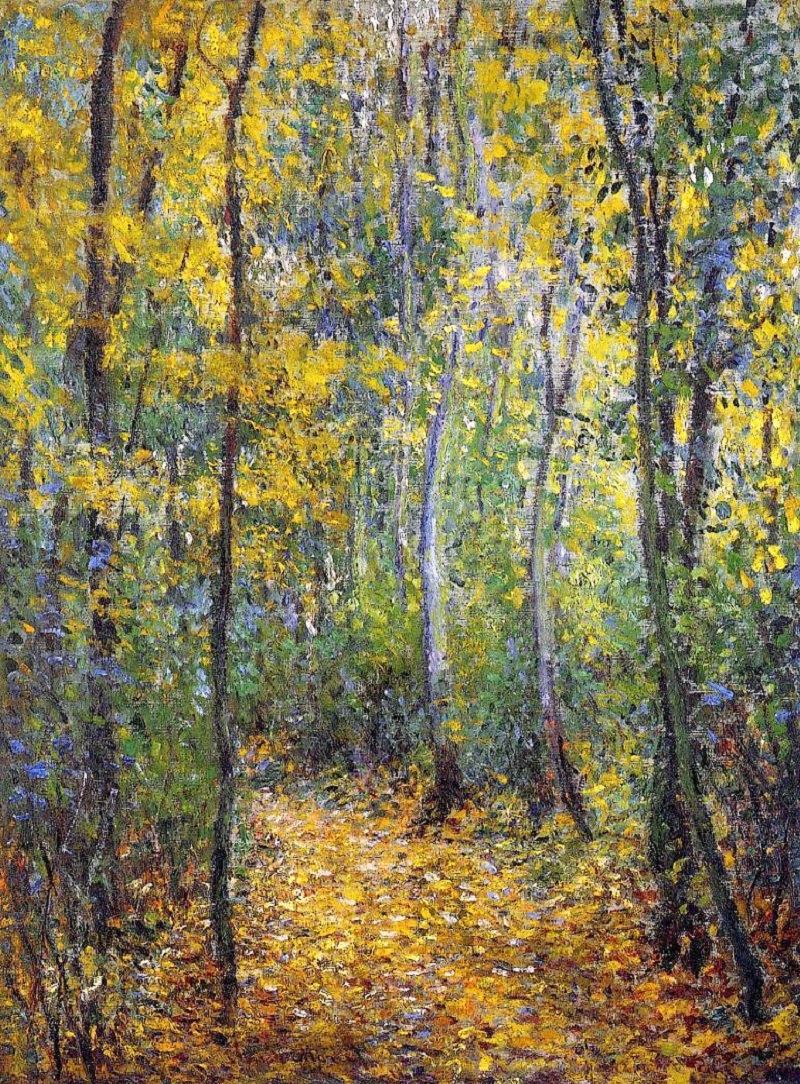 Cloude Monet Oil Paintings Wood Lane 1876