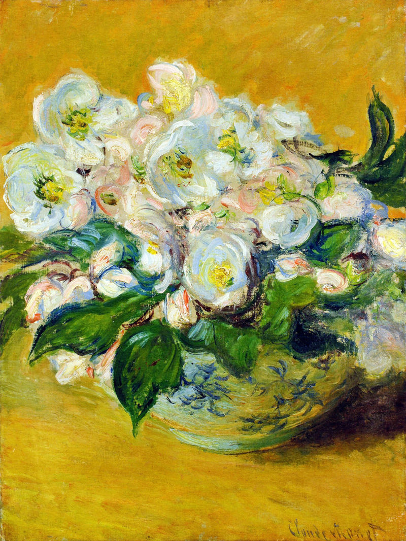 Cloude Monet Paintings Christmas Roses 1883