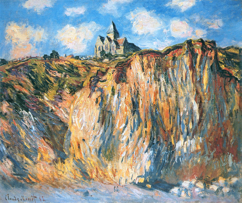 Cloude Monet Oil Painting Church at Varengeville, Morning 1882