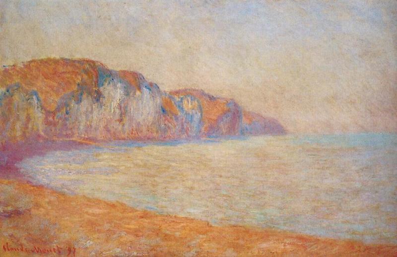 Monet Oil Paintings Cliff at Pourville in the Morning 1897