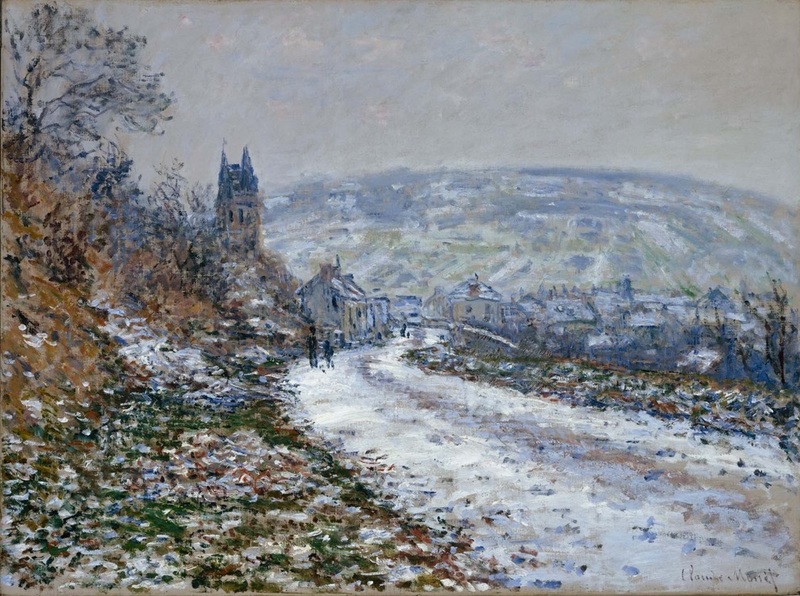 Entering the Village of Vetheuil in Winter 1879