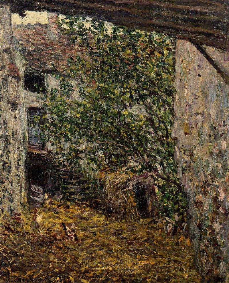 Cloude Monet Classical Oil Paintings Farmyard 1878