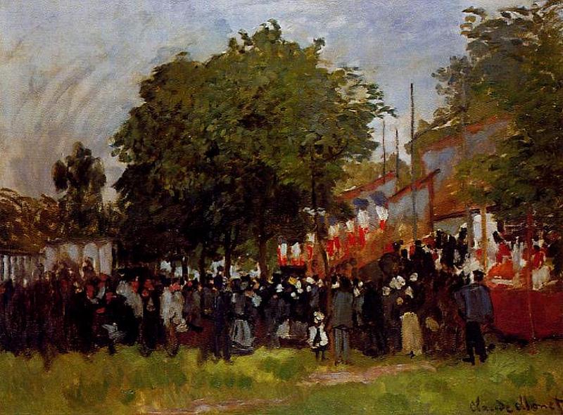 Cloude Monet Oil Paintings Festival at Argenteuil 1872