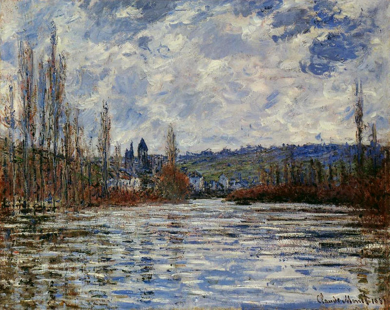 Cloude Monet Paintings Flood of the Seine at Vetheuil 1881