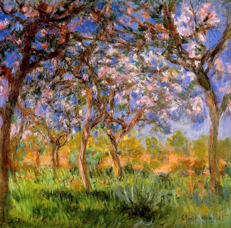 Cloude Monet Classical Oil Paintings Giverny in Springtime 1900