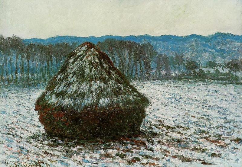 Cloude Monet Oil Paintings Grainstack 2 1891