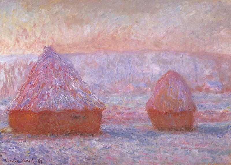 Grainstacks at Giverny, Morning Effect 1889