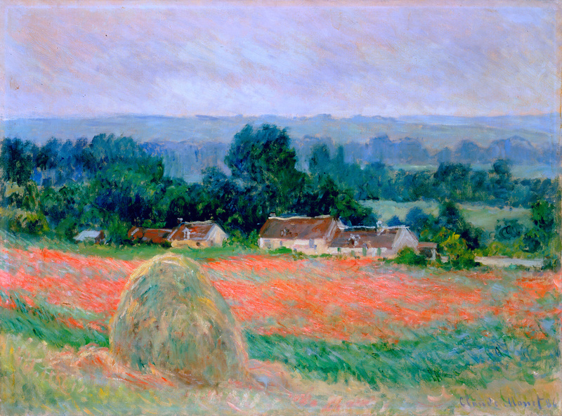 Cloude Monet Paintings Haystack at Giverny 1886