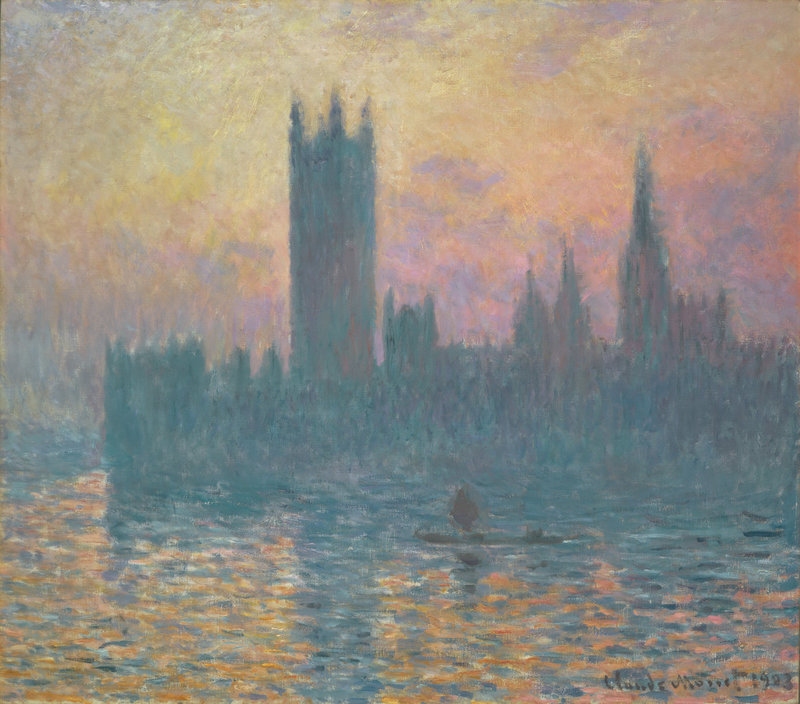 Monet Oil Paintings Houses of Parliament in Winter 1903