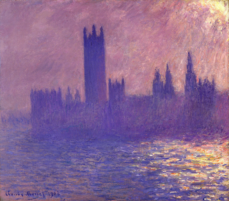 Monet Oil Paintings Houses of Parliament, Sunlight Effect 1903