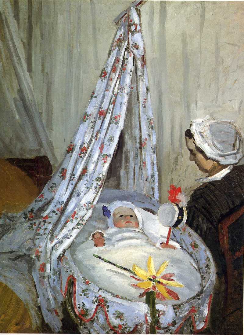 Cloude Monet Paintings Jean Monet in the Craddle