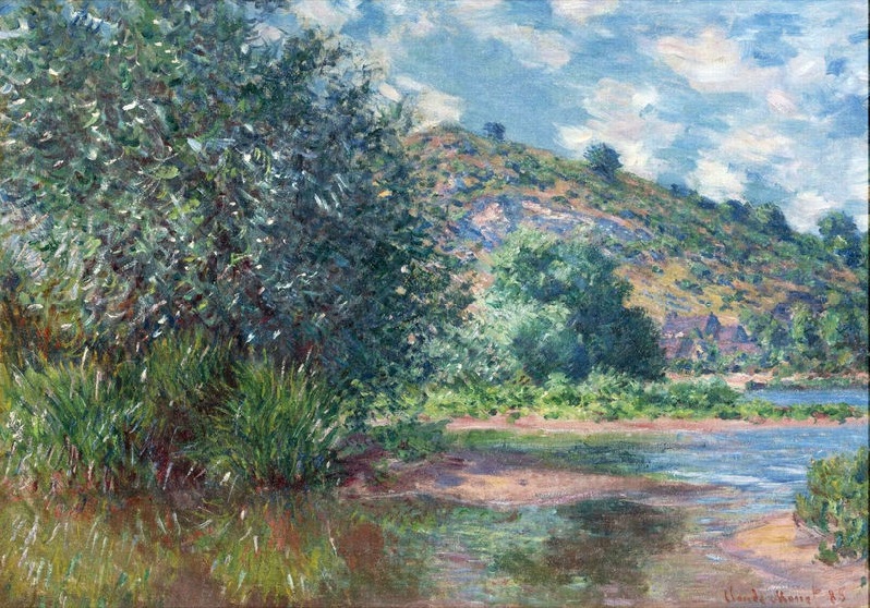 Cloude Monet Paintings Landscape at Port-Villez 1885